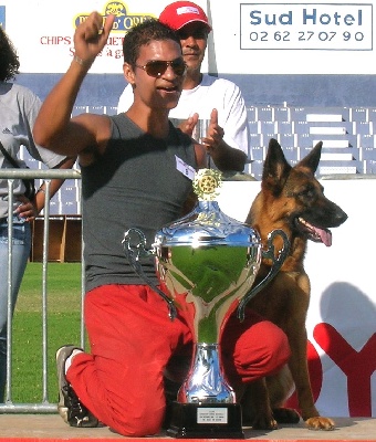 de la Tanière des Lions - ULLAH CHAMPIONNE DE LA REUNION !